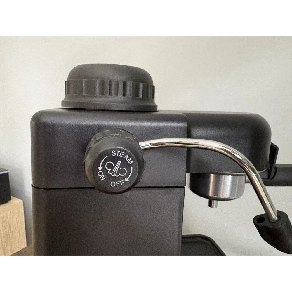 Krups Espresso Mini 963 4 Cup Espresso Maker Steam Frother Cappuccino Coffee Vtg